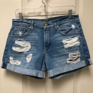 7 for all mankind Jean shorts, size 28